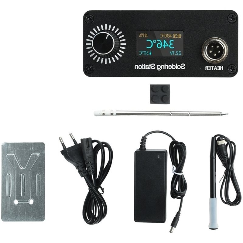 Soldering Station T12 Oled - B03C-T12 Digitale Lötstation Tragbares Mini-Profi-Lötwerkzeug-Set für