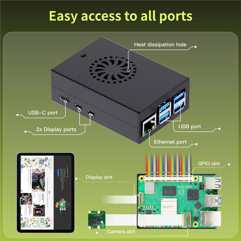 T23C – Starter-Kit von Iraspte – Raspberry Pi 5 8Gb Kit Bewertung und Preis